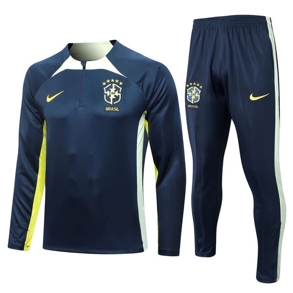 Sudadera De Training Brasil 2023/24 Azul